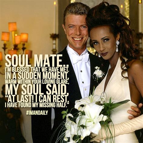 Iman’s message to David on their 30th anniversary .